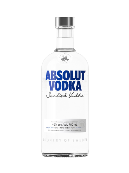 a bottle of vodka